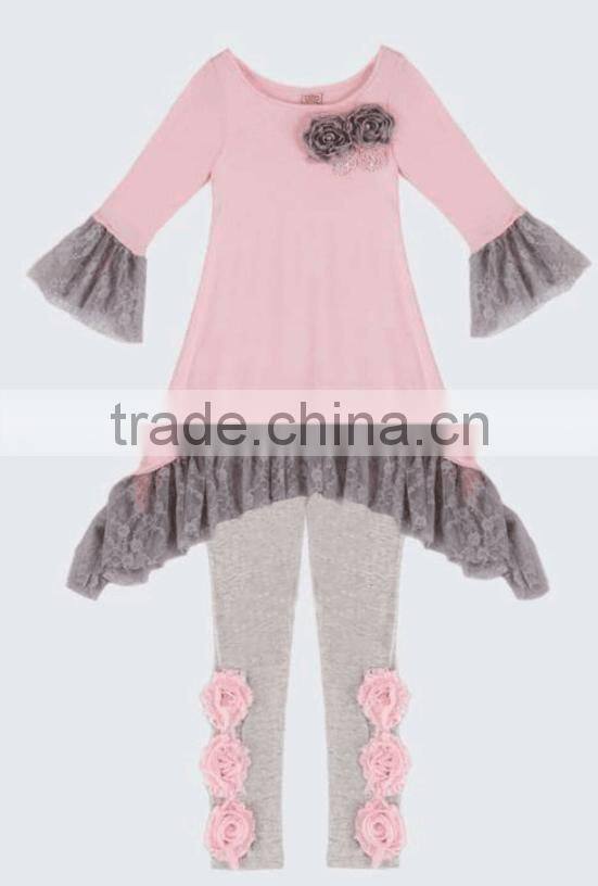 zhejiang yiwu girls long sleeved clothes give you a different dress feeling Long autumn stripes wrinkled girls cotton