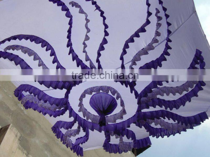 Multicolor Decortaive Wedding Tent Ceiling For Wedding Parties