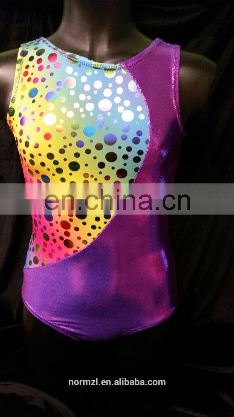 2016 new design children gymnastics leotards apparel speed skating suit wholesale