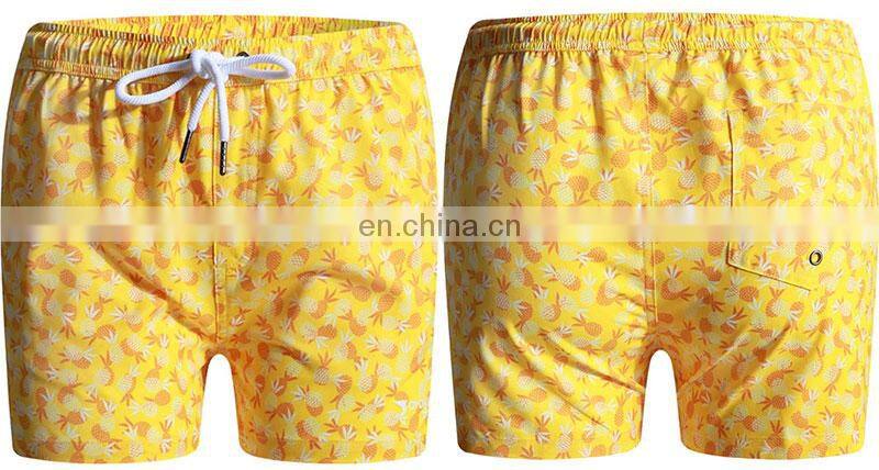 Wholesale quick dry polyester swimming suits, custom fishing shorts no minimum