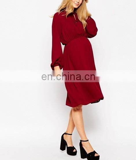 China Dongguan Supplier OEM ODM Maternity Wear Clothings Dress With Soft Tie Wholesale Maternity Clothes For Pregnant Women