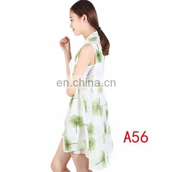 latest design girls bikini swimwear cover up chiffon beach wear blouse summer ladies long tops for leggings