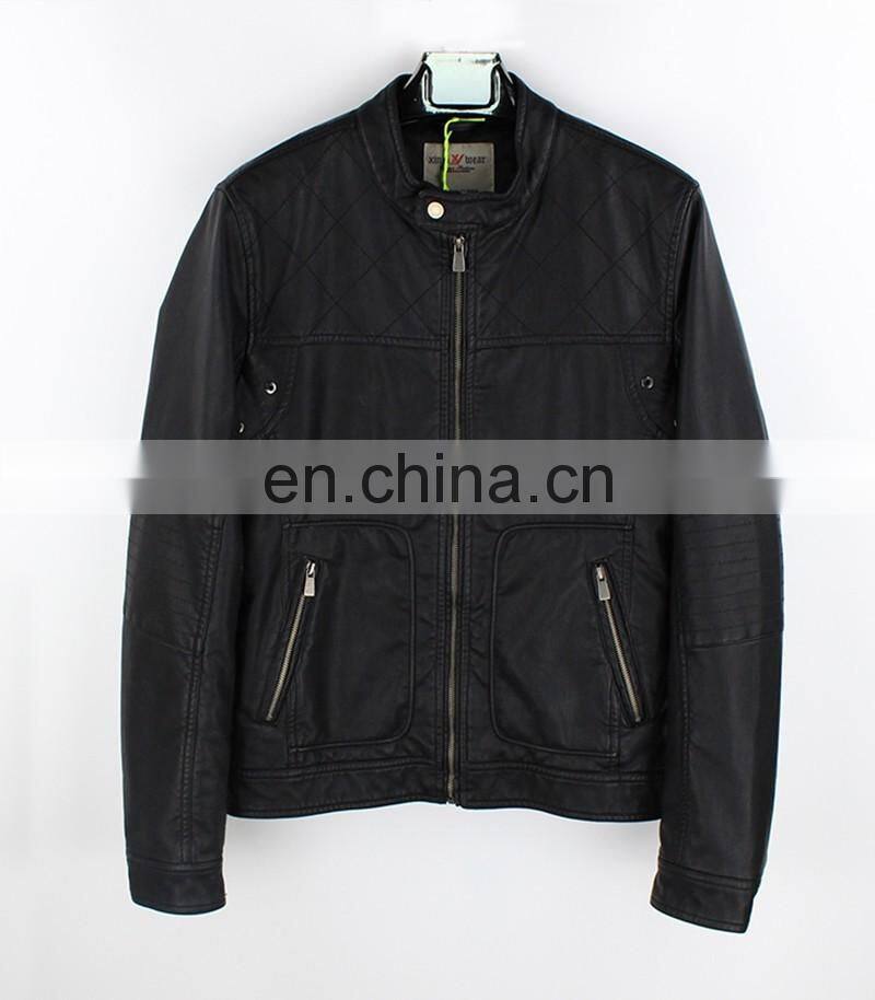 2016 custom men's winter jacket , men casual Motorcycle Leather Jackets