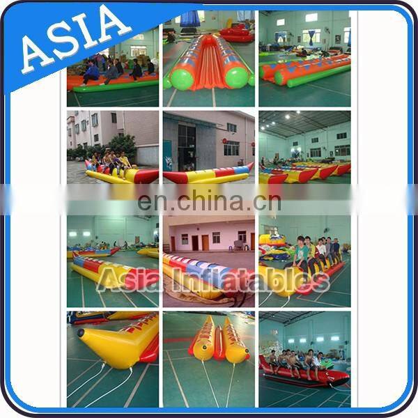Inflatable banana boat , inflatable floating water tube for beach