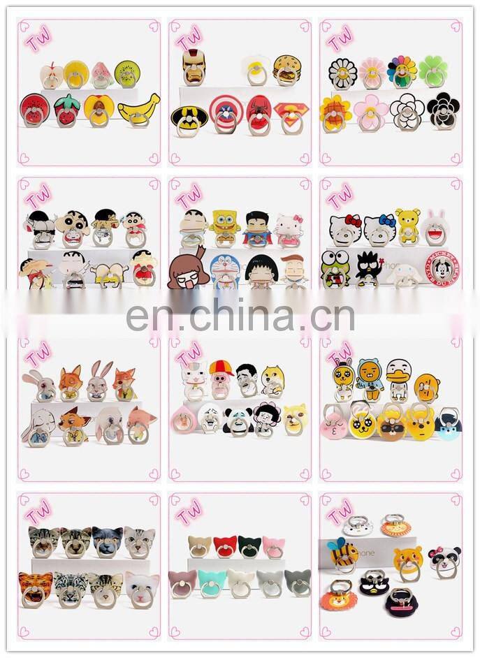 Factory Price 2018 Logo printed multi-use magnetic finger ring cell phone holder made in china