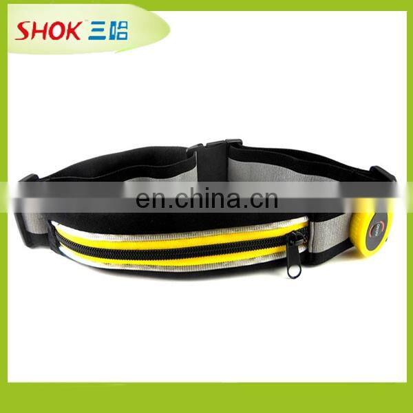 Outdoor sport led flashing running waist belt