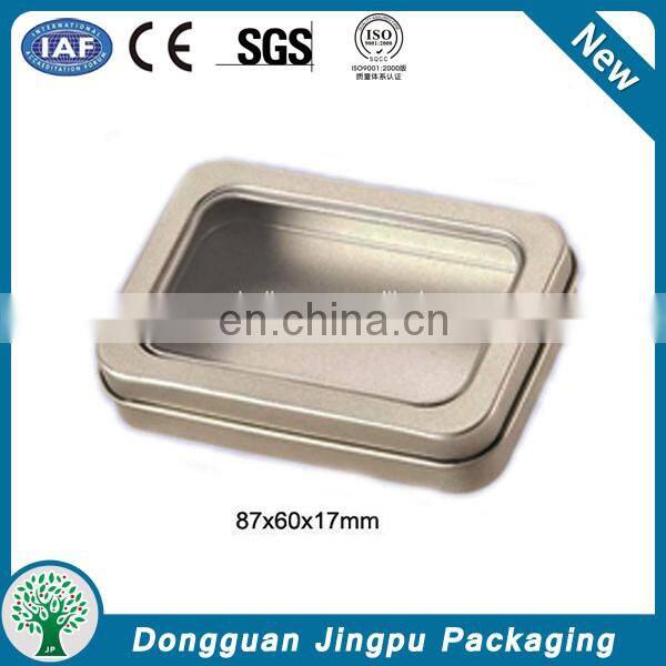 Custom printed tin gift box for pendrive packaging