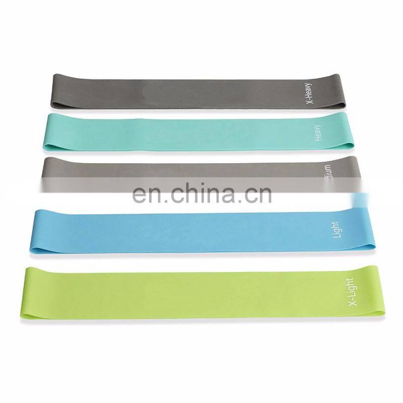 China Wholesale Top Grade Custom Logo Color Weight Competition Resistance Loop Bands,Crossfit Exercise Fitness Loop Bands