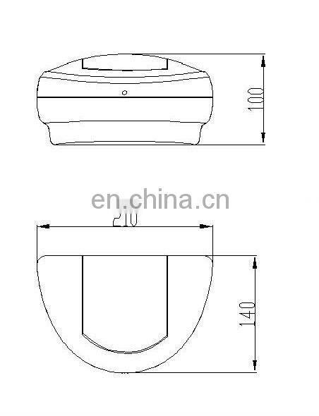 Liquid Plastic office building automatic soap dispenser