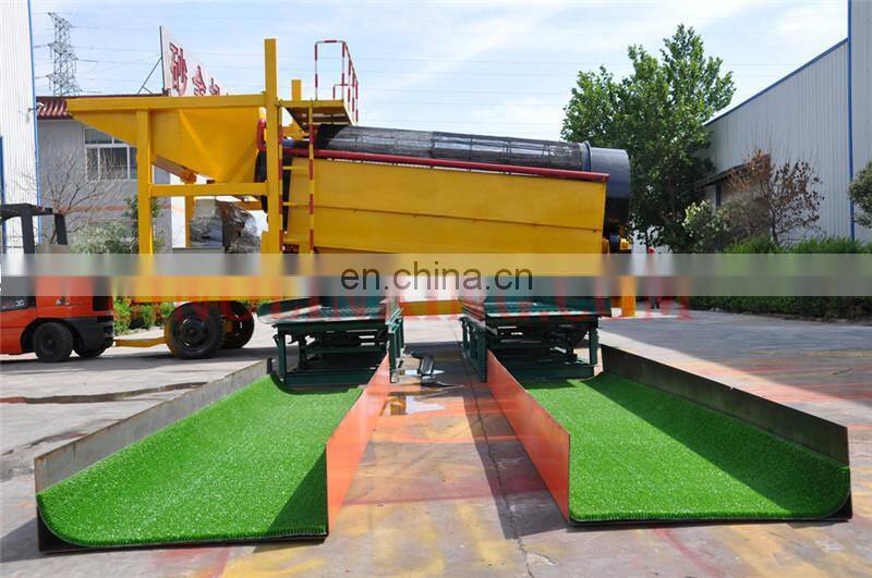 SINOLINKING Gravity Goldfield Mining Equipment with Movable Trommel Gold Washing Plant