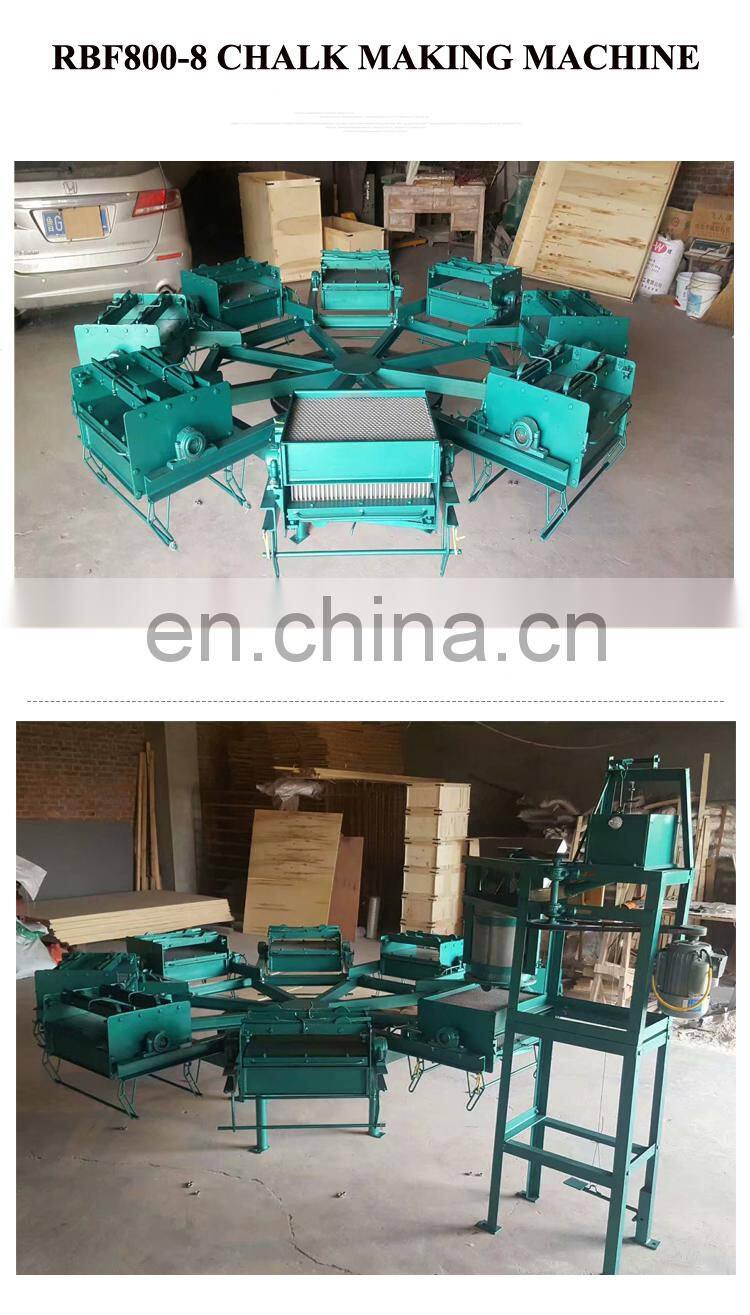 Commercial blackboard chalk making machine/white colorful chalk machine/school chalk mould