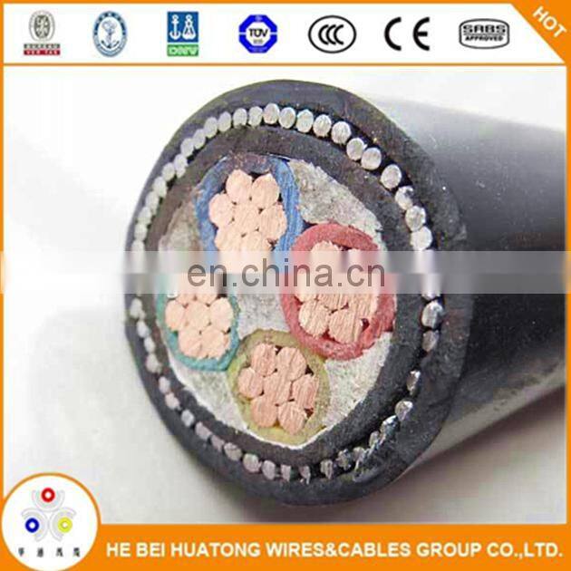 0.6/1KV U1000RVFV xlpe pvc wire cable armoured POWER CABLE