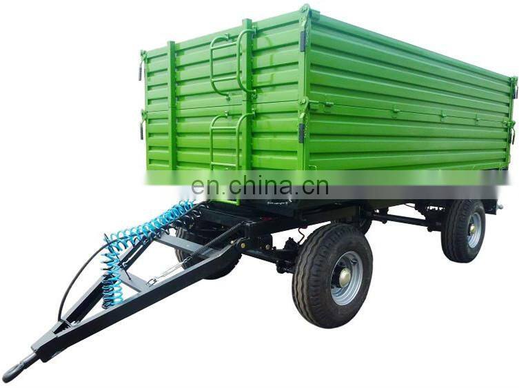 60-80 hp Farm Tractor Hydraulic Tipping Trailer
