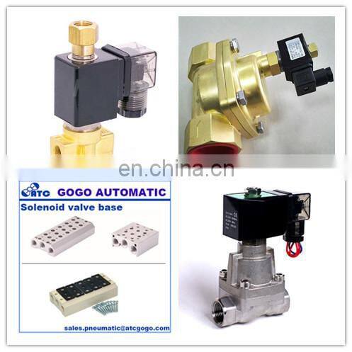 impulse solenoid valve hydraulic needle valve high pressure gas solenoid valve