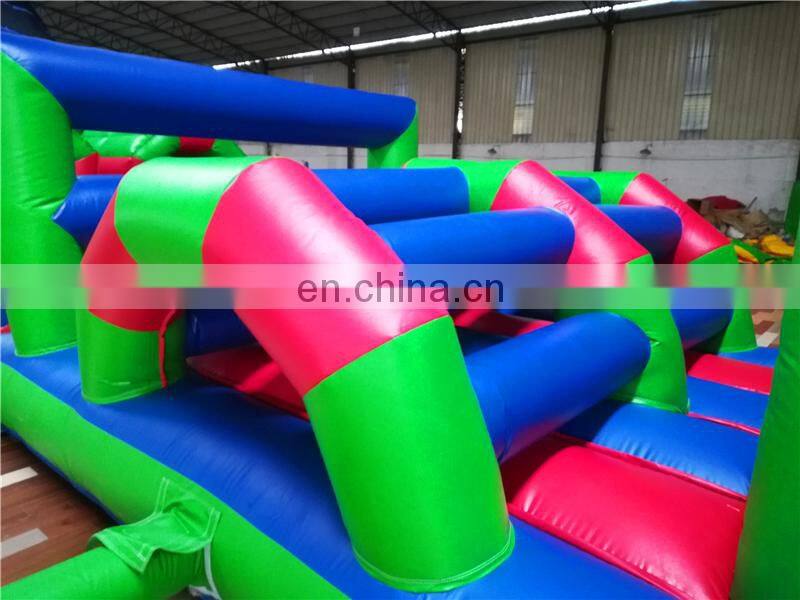 Children Outdoor inflatable assault course party for sale