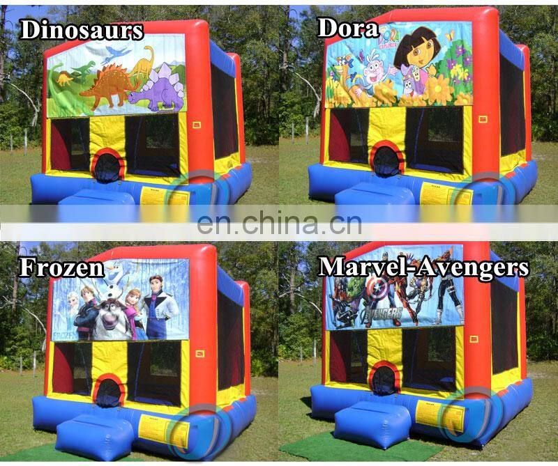 Factory Wholesale Custom Banners Inflatable Moonwalk, Kids Jumper, Bouncy Castle, China Bounce House