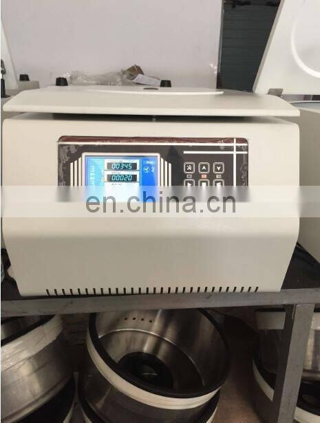 TD6 Large Capacity Low speed Benchtop centrifuge 6000RPM