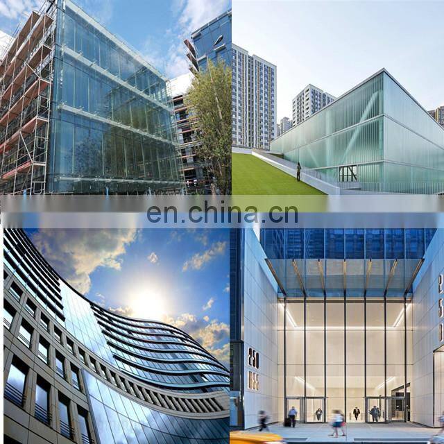 China architectural glazing factory price glass facade system