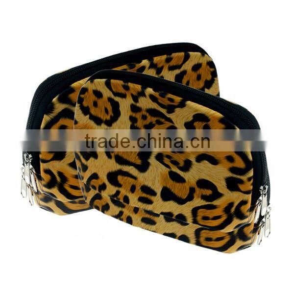 Leopard makeup bag / Design Makeup Case / Cosmetic bag