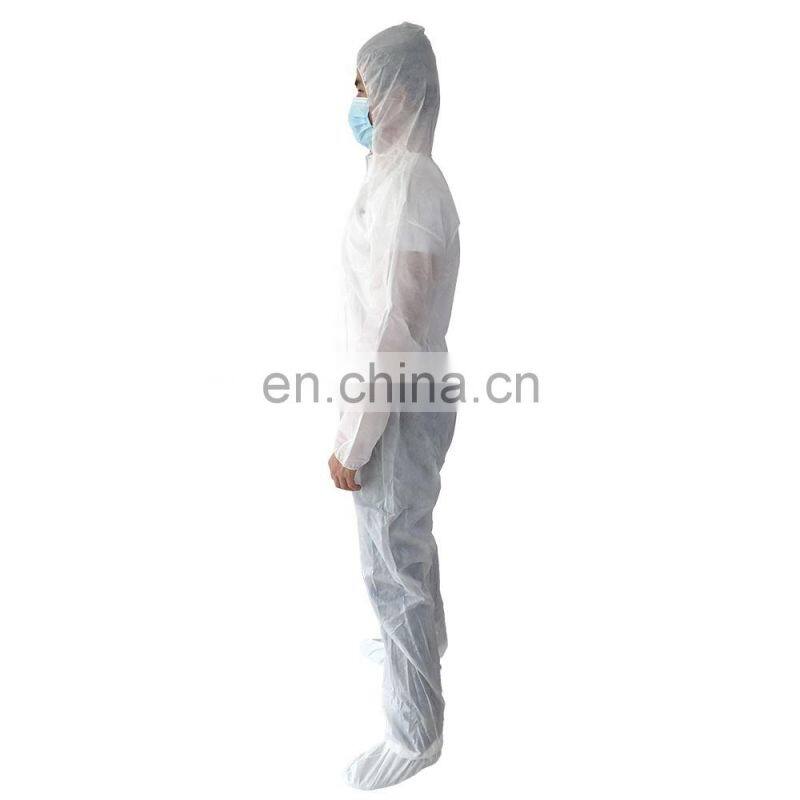 Warehouse/ Factory Disposable Coveralls Non Woven Working Safety Coverall