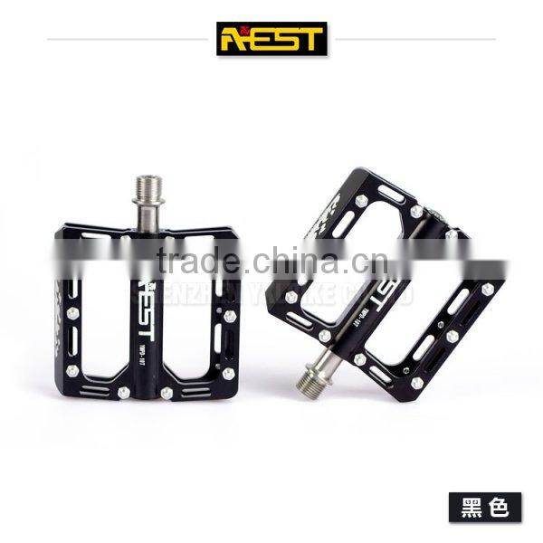 AEST CNC aluminium bicycle pedal mountainbike platform pedal titanium axle