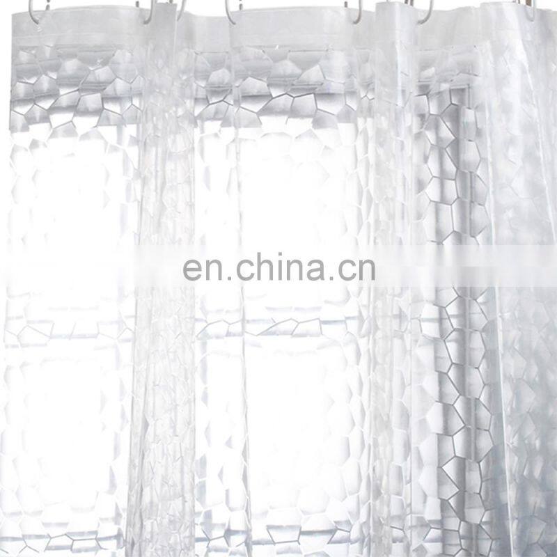1.8*1.8m Moldproof Waterproof 3D Thickened Bathroom Bath Shower Curtain Eco-friendly White Best Price