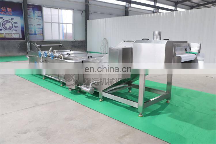 Automatic Vegetable Fruit Processing line fruit vegetable blanching machine