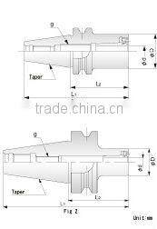 Yukiwa Hybrid G1 Chucks with BT Shank 15T/BT30/BT40
