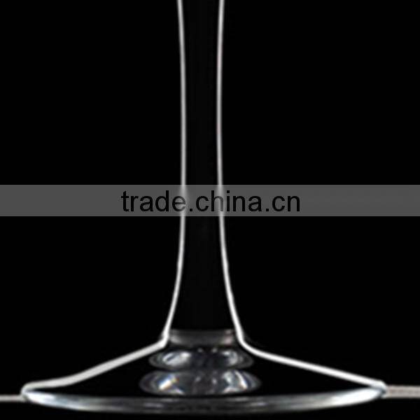 Handmade mouth blown transparent wine glass wholesale glassware