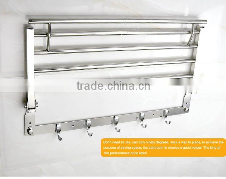 Wesda Decorative foldable hotel style bathroom storage rack 8832