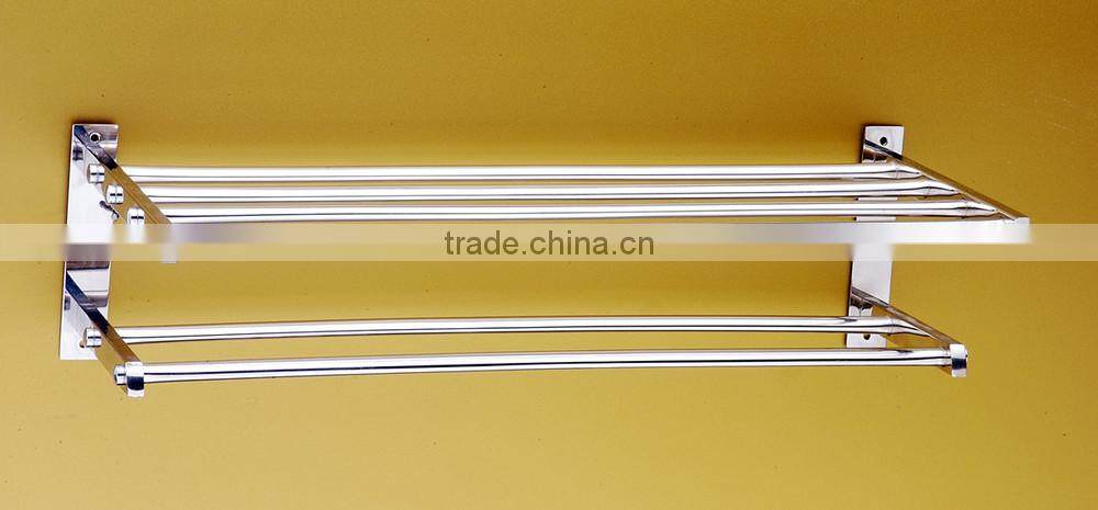 2015 hot sale Caitang Wesda Bathroom Accessories metal bathroom hotel towel shelf