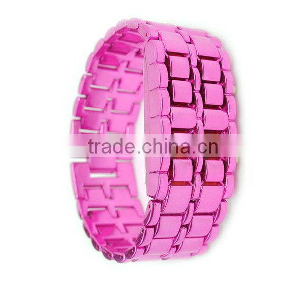 fashion plastic iron samurai led watch TM-S1