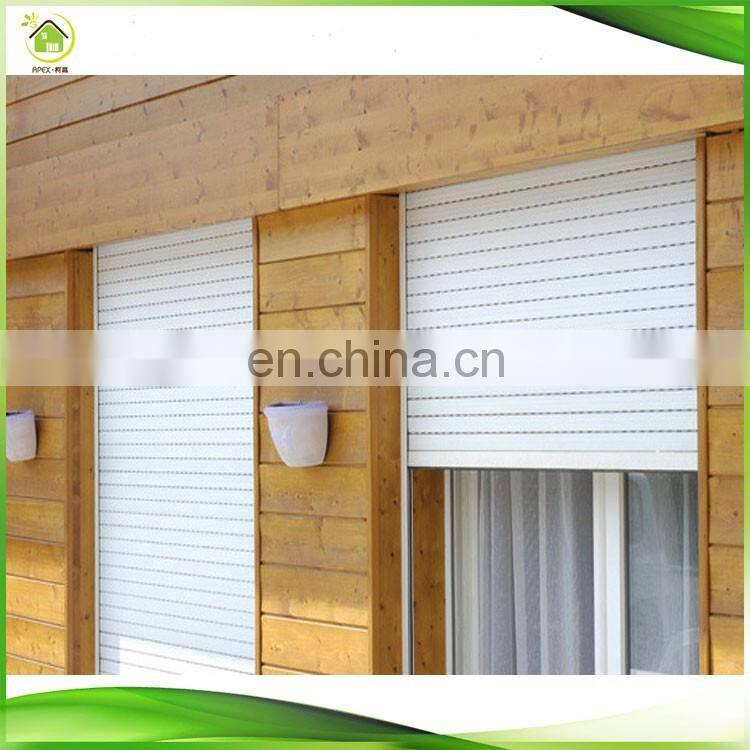 White color external roller shutter windows for commercial shop or home