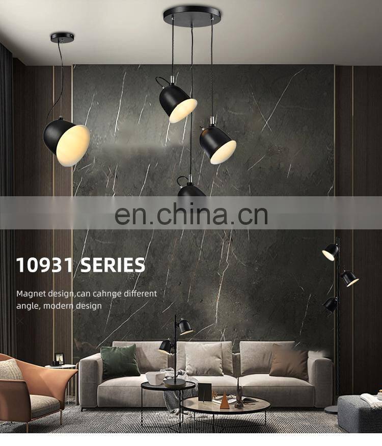 HUAYI Factory Wholesale Black Iron Lamp Body Indoor Bedroom Hotel Wall Mounted LED Wall Lamp