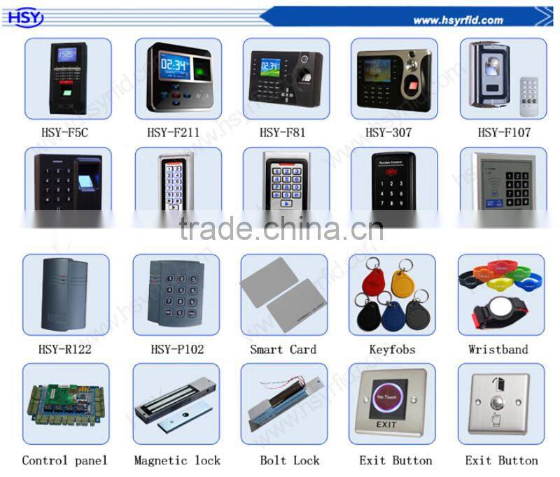 Metal case RFID and Fingerprint standalone access control reader with wiegand26 output