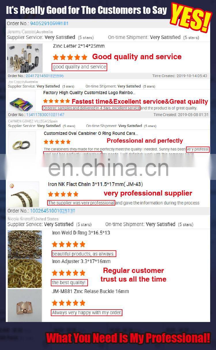 Customized hardware metal square welded D ring shape for belt buckle