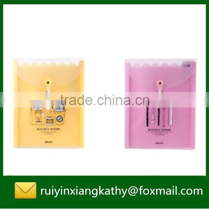 Vertical design school stationery cetification expanding wallet file folder