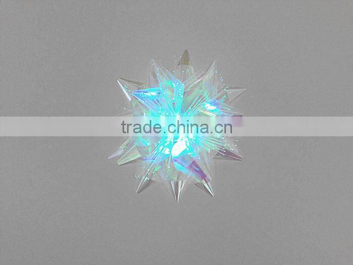 Iridescent Led Lighting Star ribbon Bow for Gift Box Decoration