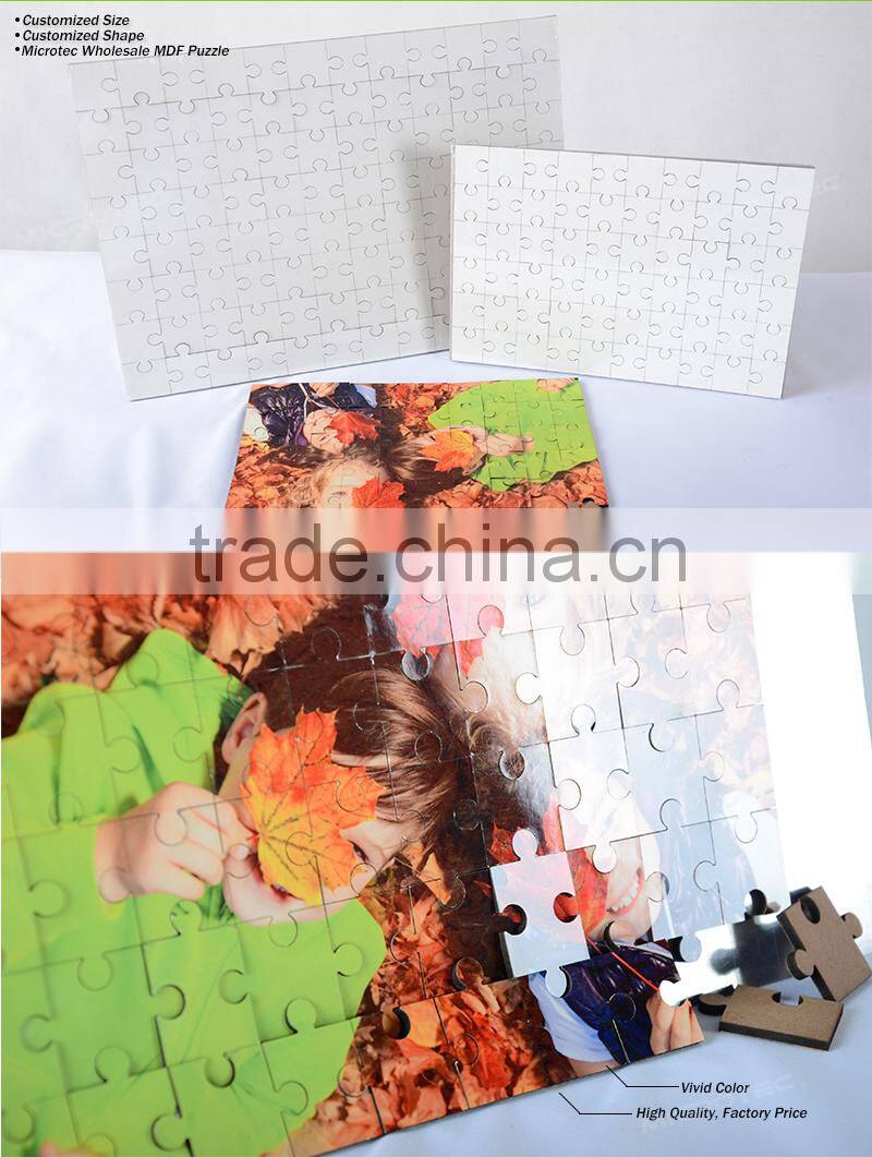 Promotional Original MDF Puzzle MDF Blank Board MDF Cork Coasters Sublimation