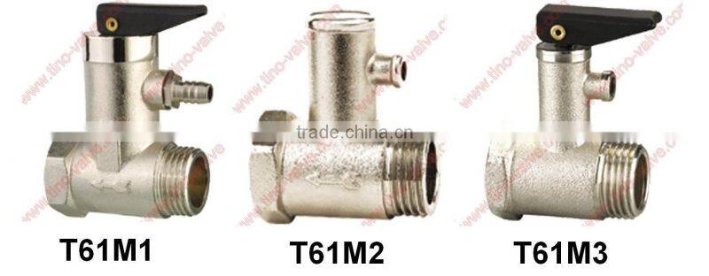 electric water heater safety valve