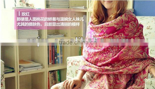 2013 new style custom colorful ladies fashion shawl/cheap multifuction lady pashmina
