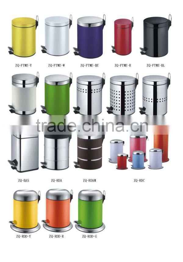 exterior foot control garbage bin trash can waste bin