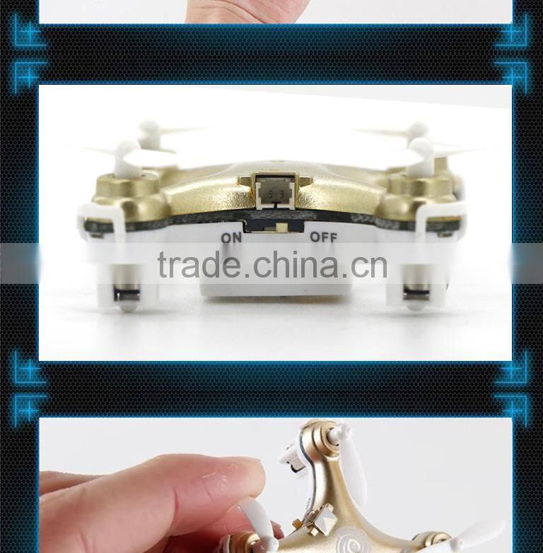 2015 hot sale 2.4G 4 CH 6-Axis Gyro CX-10A with light headless 3D flip helicopter