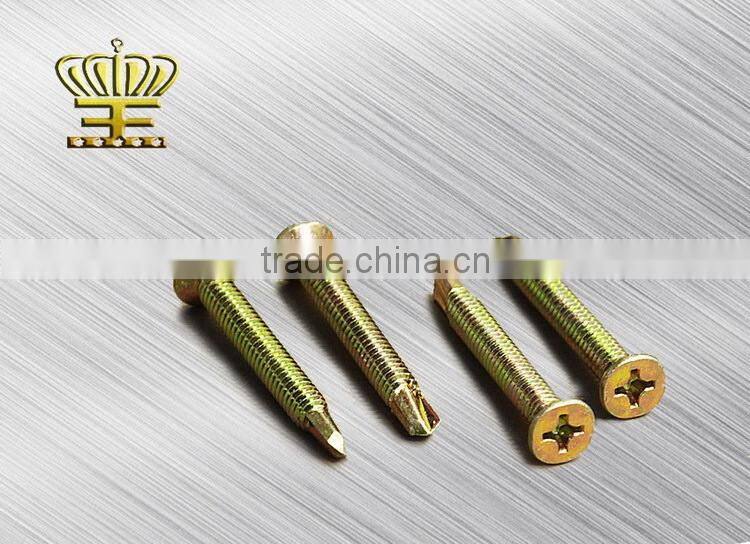 Factory Promotion personalized zinc plated hex head self tapping screw