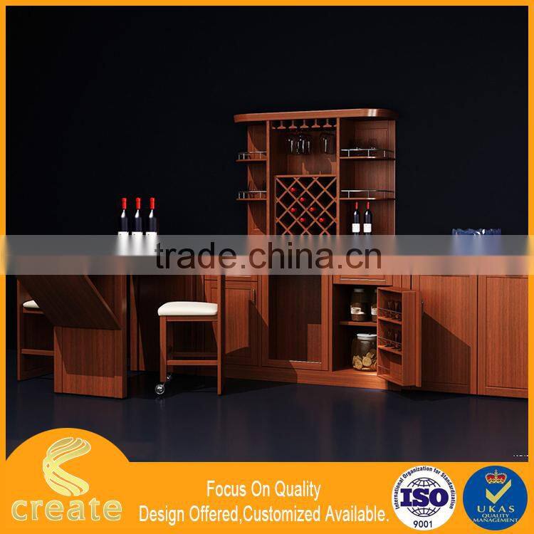 Factory Direct Wholesale living room cabinet rattan wine cabinet