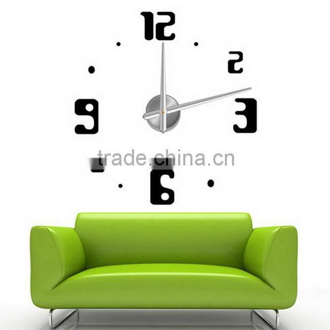 2015 new style DIY butterfly wall clock theme