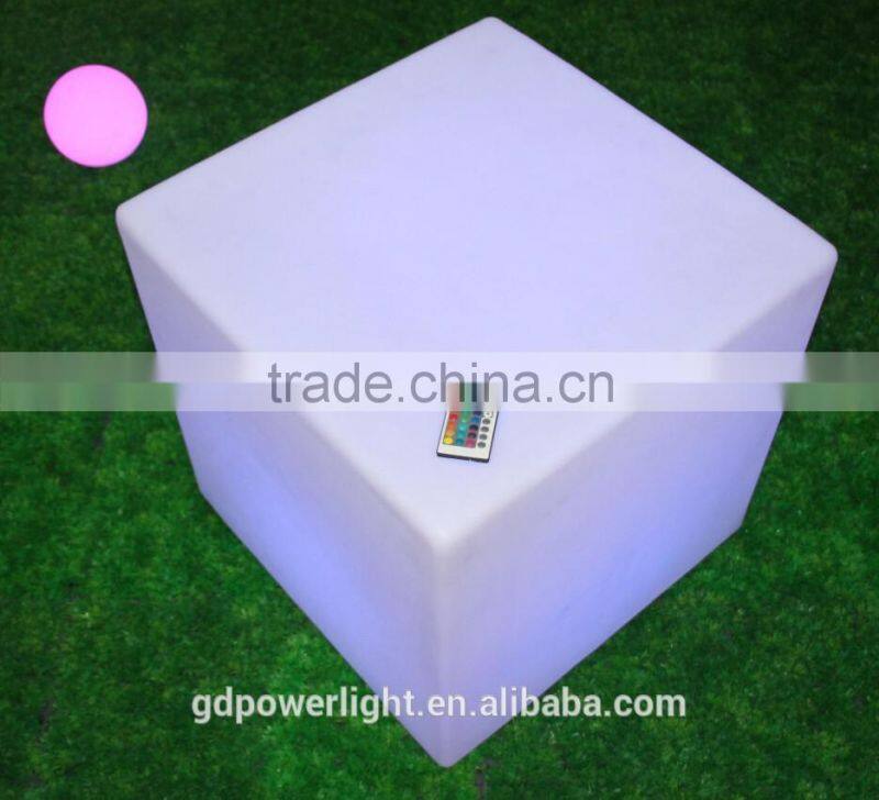 LED light decotative cube with remote control C007d