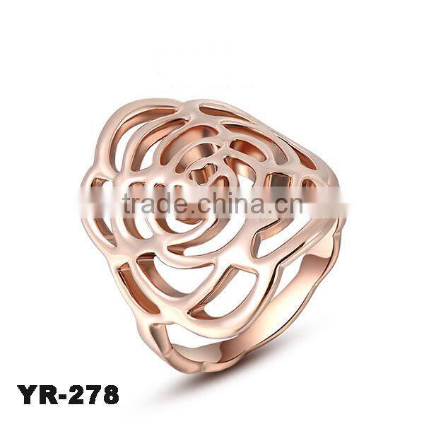New Product Gold Plated Jewelry Palm Shaped Fashion Ring