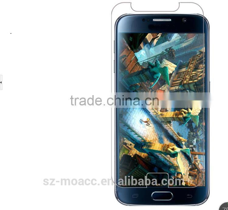 China Wholesale HD clear tempered glass screen protector for Samsung Galaxy S6