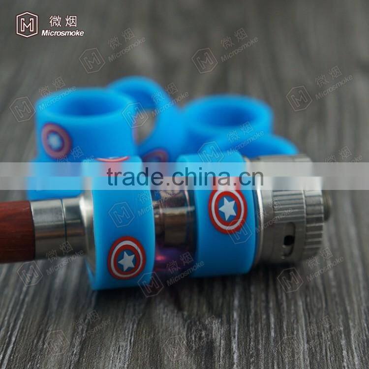 18.5x12 mm E cig custom silicone vape band China manufacture new electronic cigarette mod vape band silicon vape